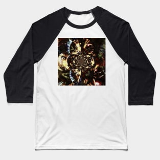 Abstract fractal faces Baseball T-Shirt